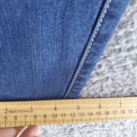 Torrid Jeans Women Size 16R Blue Bombshell Skinny Premium Stretch Button Fly - Picture 10 of 12